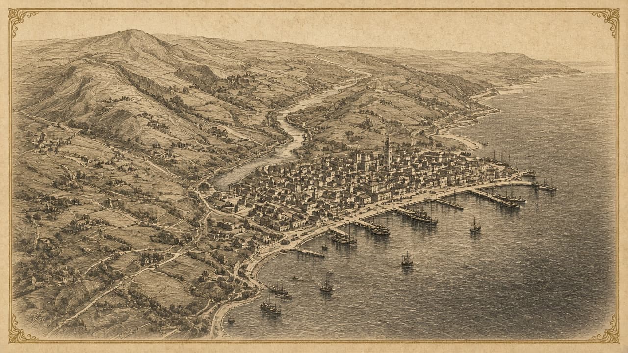 Regional Victoria harbour town
